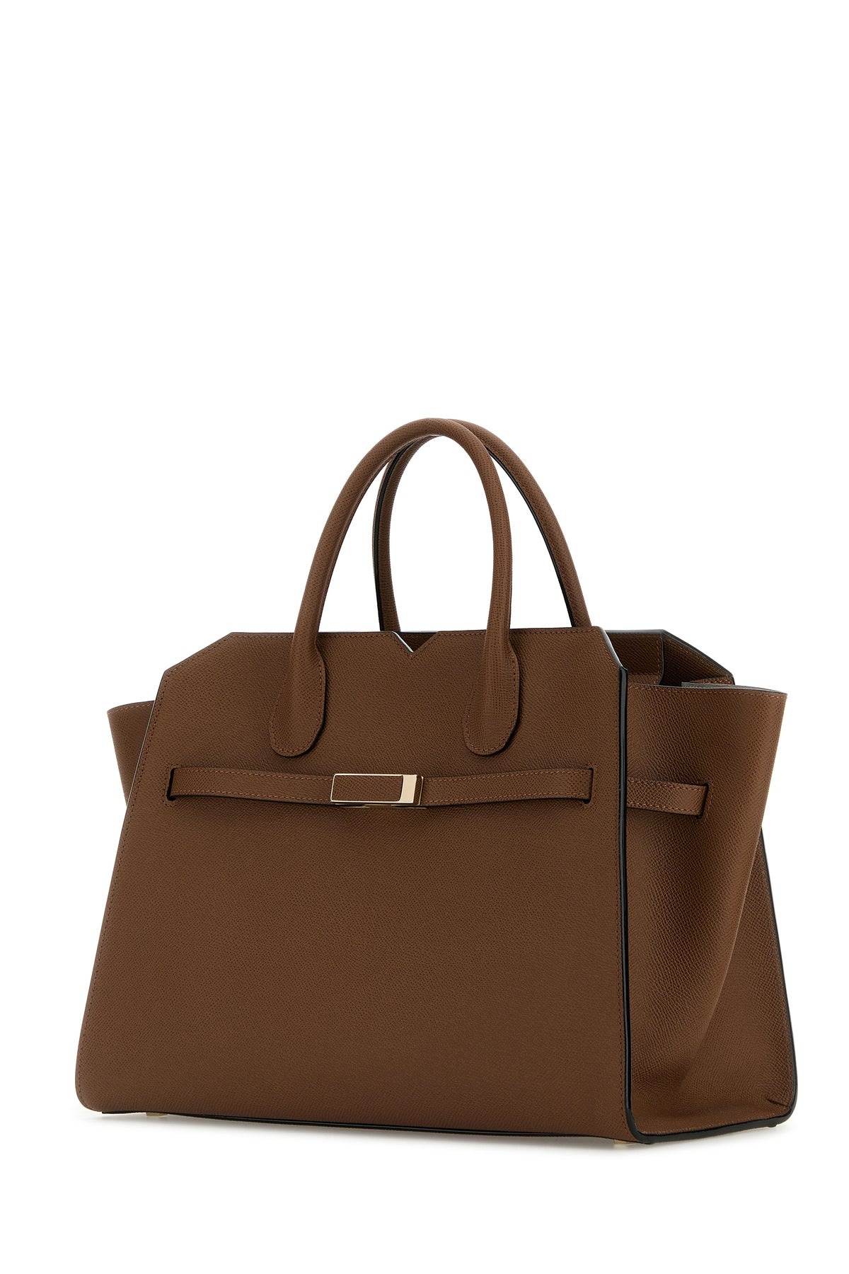 Caramel leather medium Milano shopping bag - 2