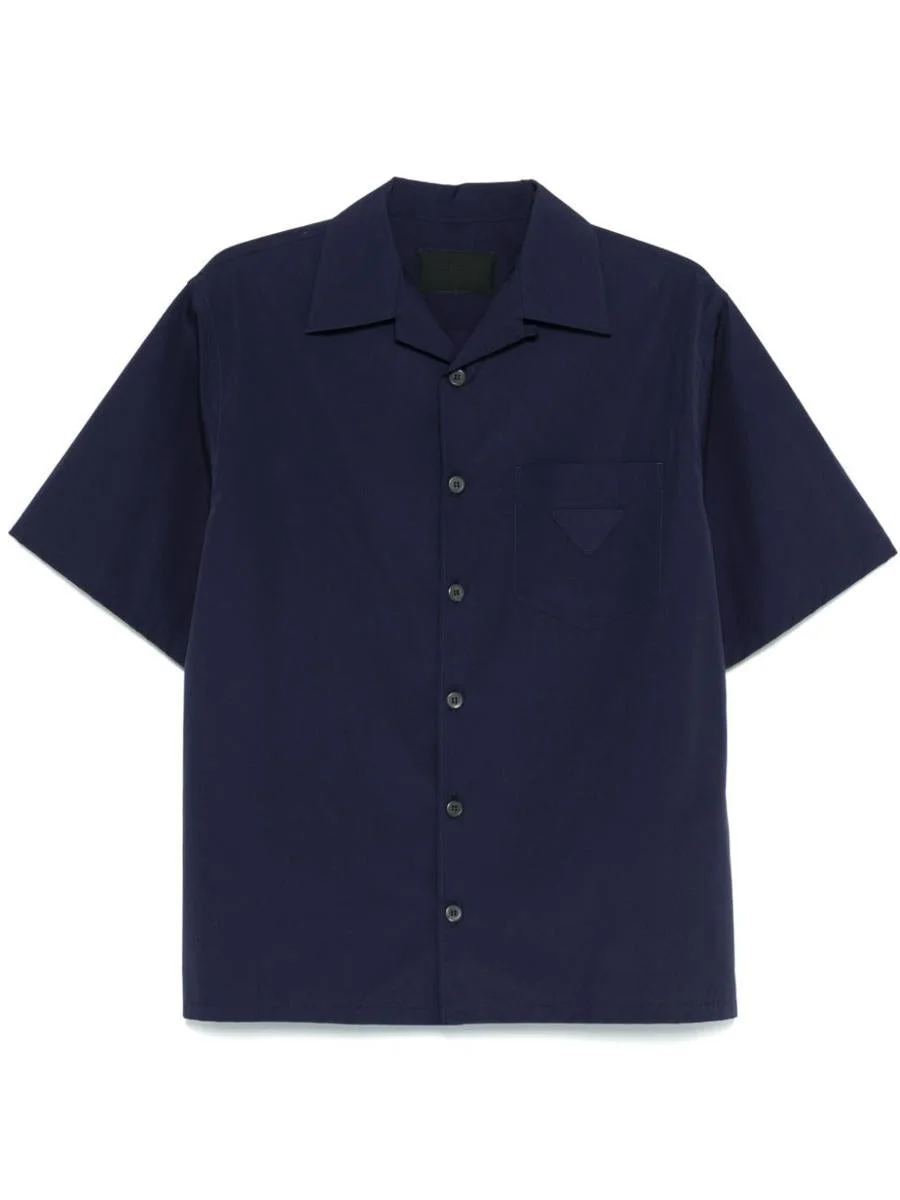 Prada Short Sleeved Cotton Shirt Clothing - 1