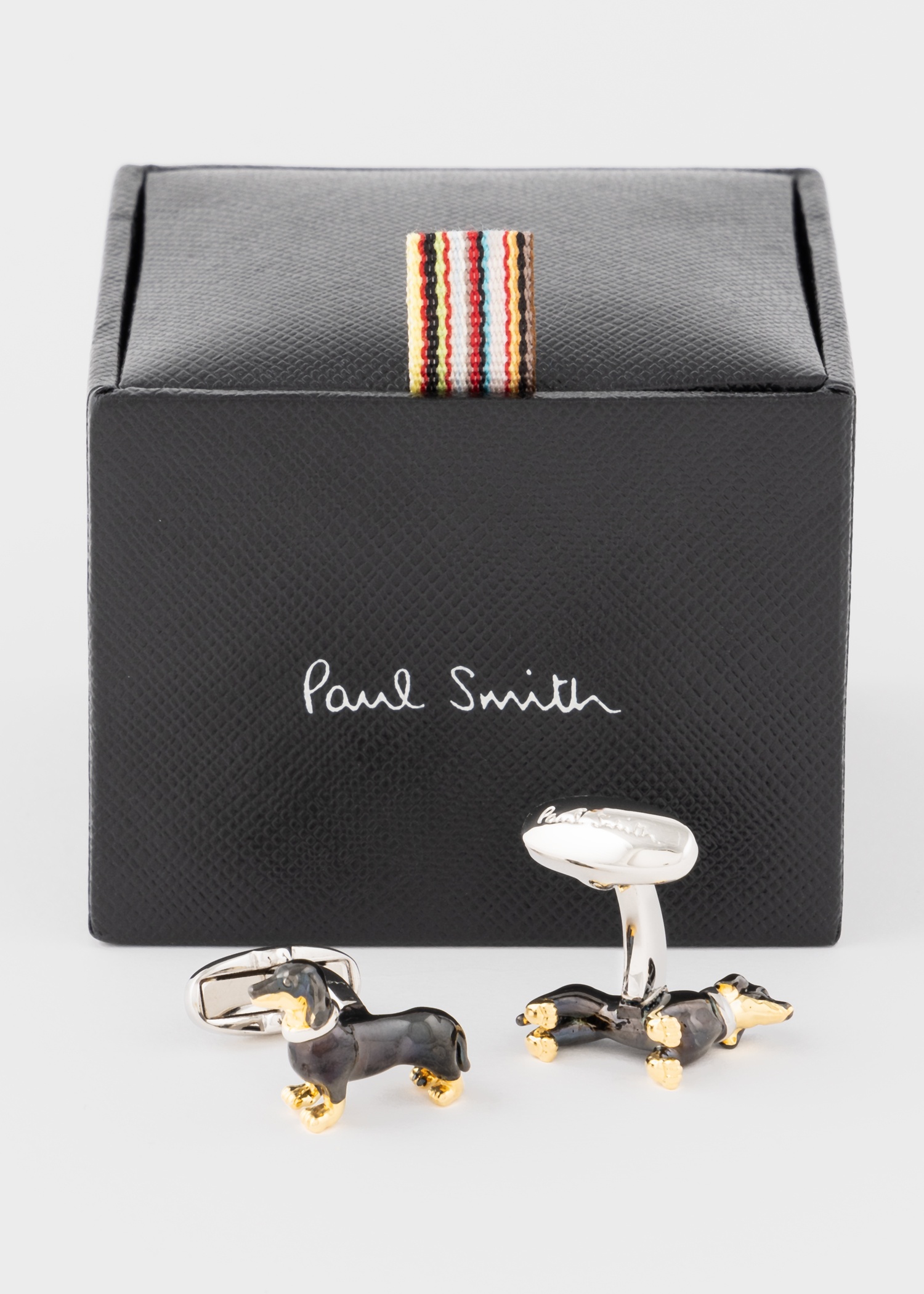 Black 'Daschund' Cufflinks - 2
