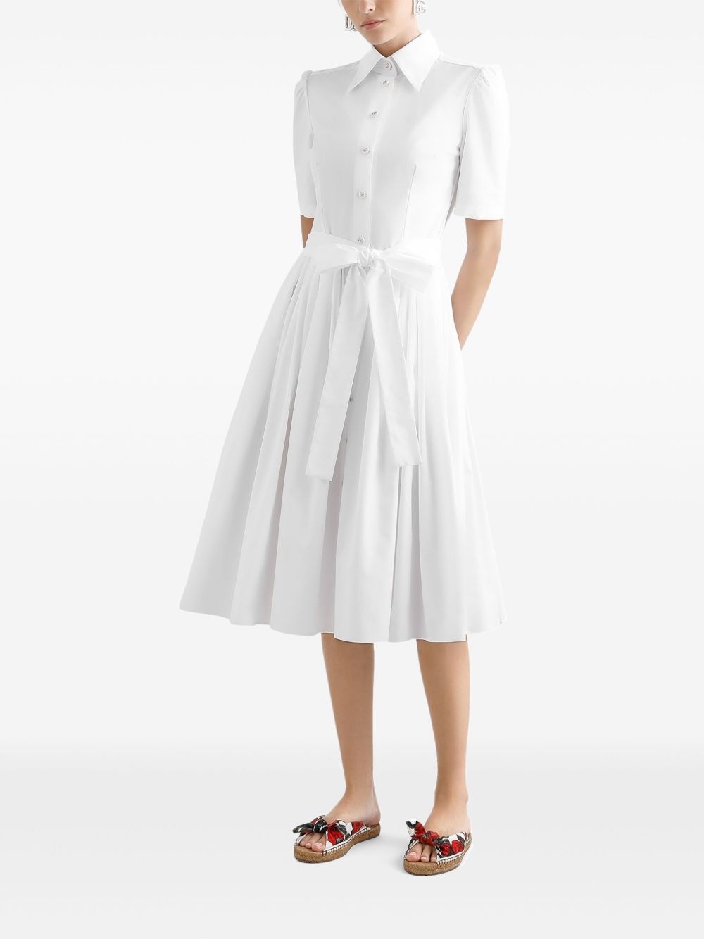 poplin shirt dress - 2