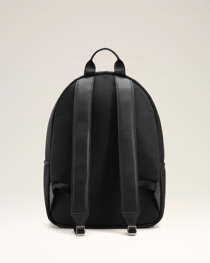 BLACK NYLON MARCEL BACKPACK 4