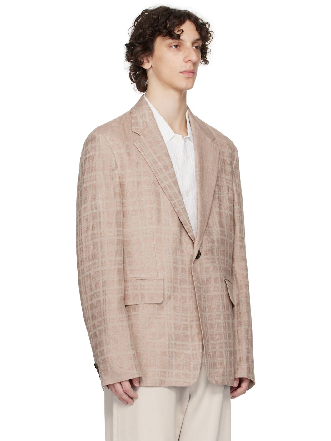 Pink Unconstructed Shinjuku Blazer - 2