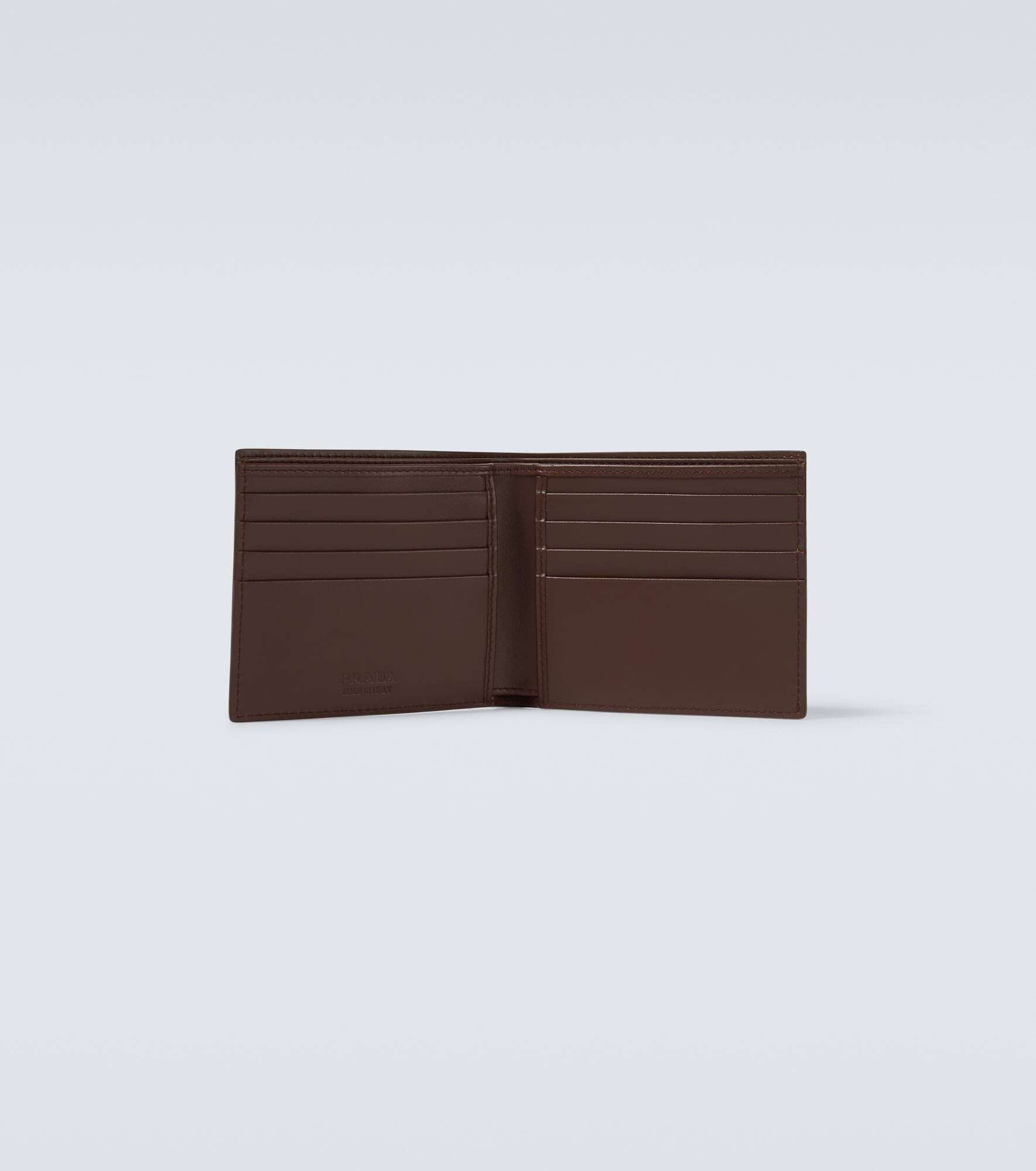 Logo leather wallet - 2