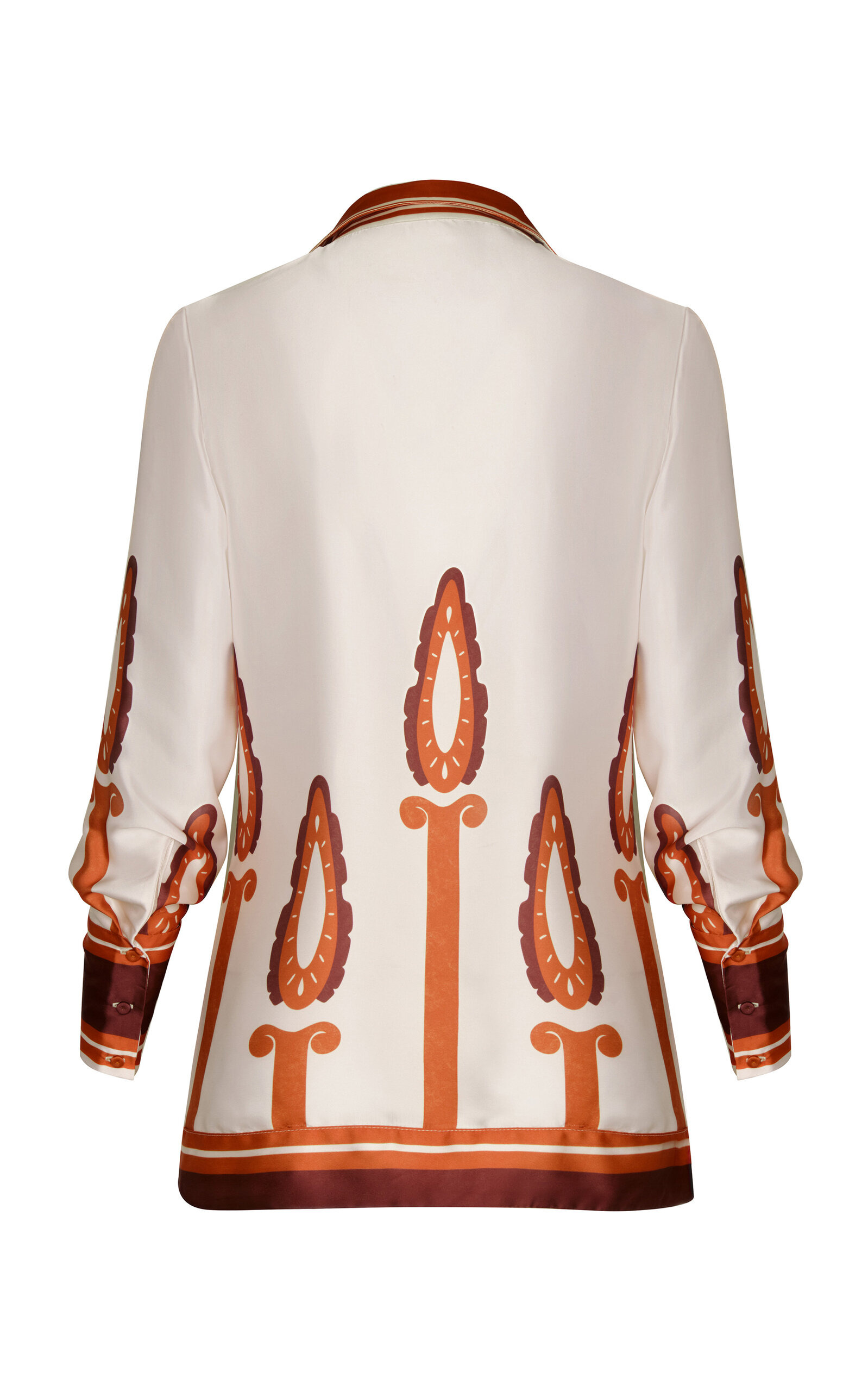 Horizonte Interno Linen Top print - 3
