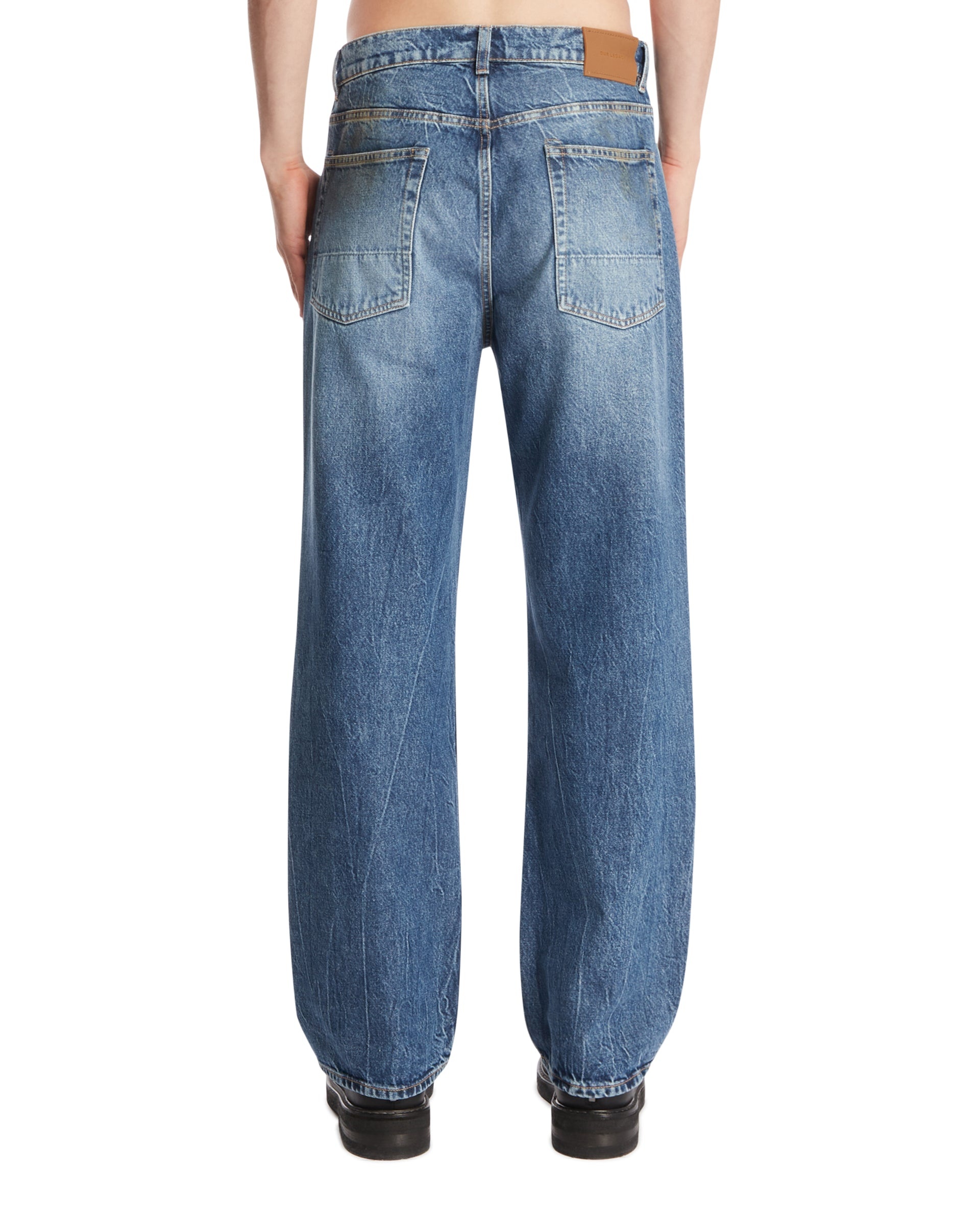Blue Third Cut Jeans - 3