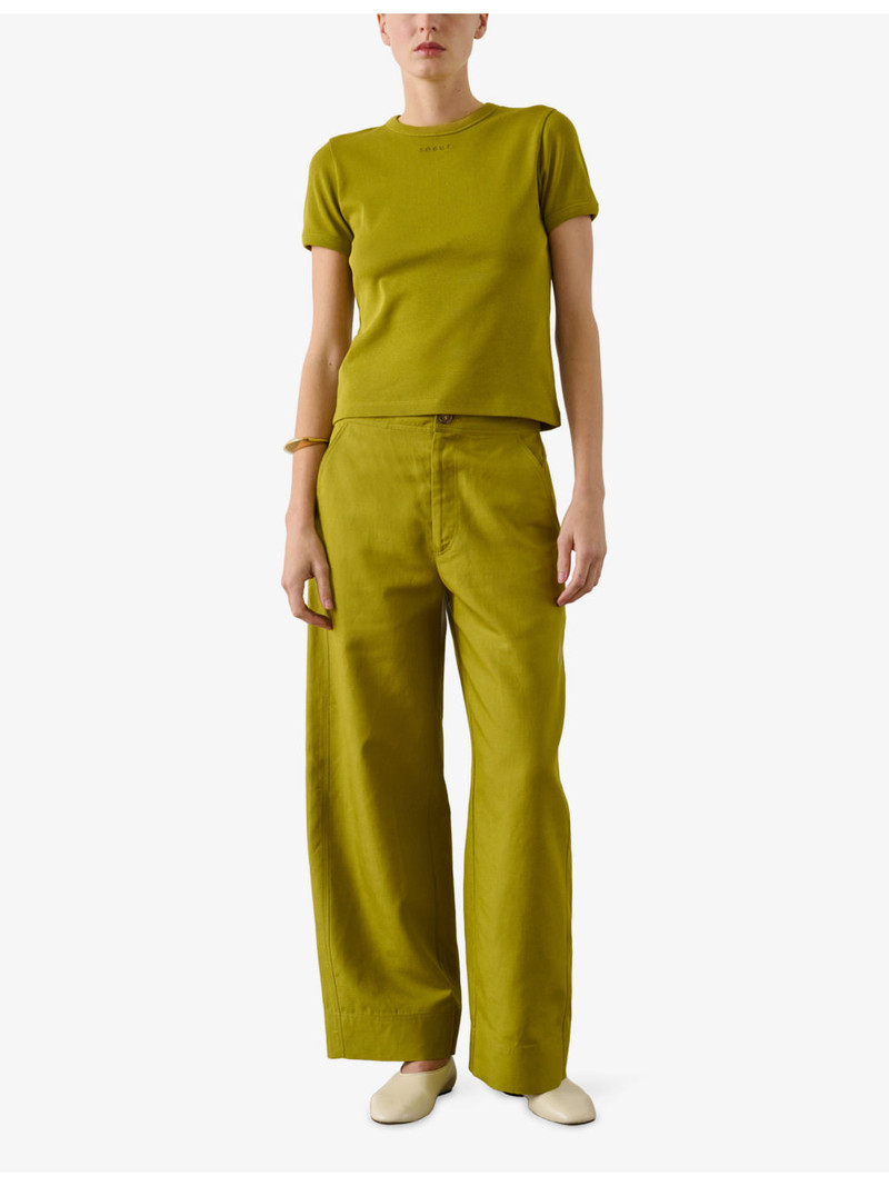 soeur Artiside Brand-Embroidered Cotton T-Shirt outlook