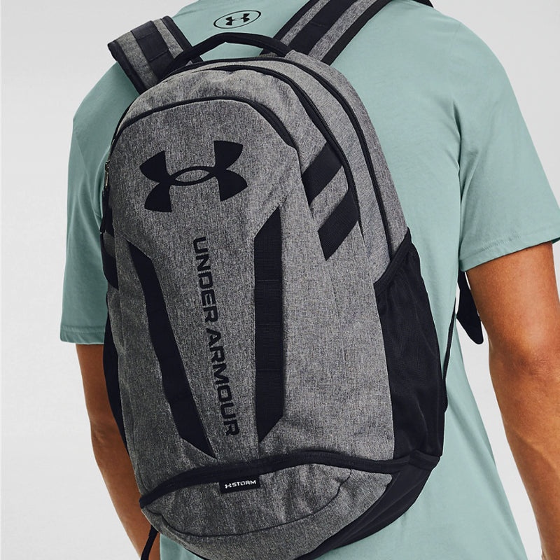 Under Armour Hustle 5.0 Backpack 'Grey Black' 1361176-002 - 4