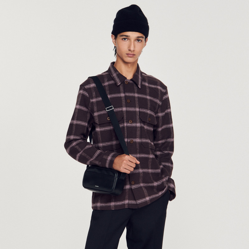 Sandro Check overshirt outlook