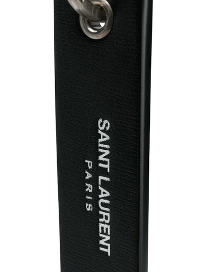 SAINT LAURENT embossed logo keyring outlook