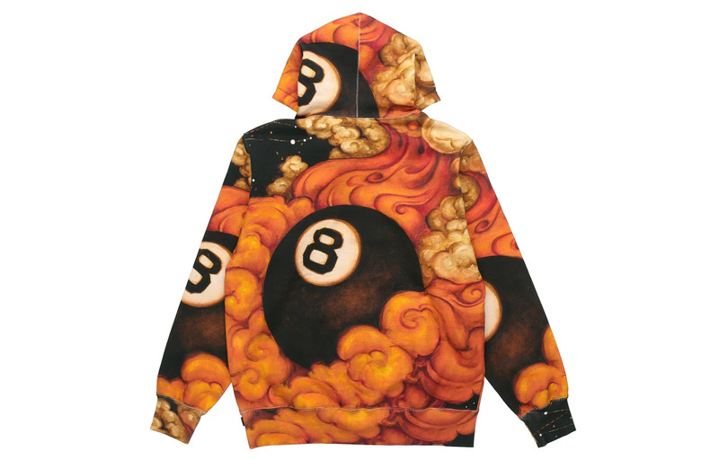 Supreme Supreme FW19 Week 1 Martin Wong 8-Ball Hooded Sweatshirt SUP-FW19-059 outlook
