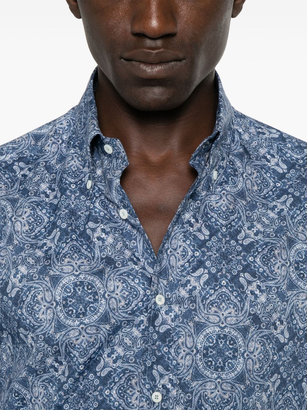 paisley-print shirt - 5