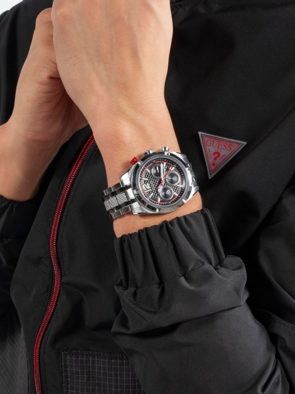 stainless steel chronograph 44mm - 6