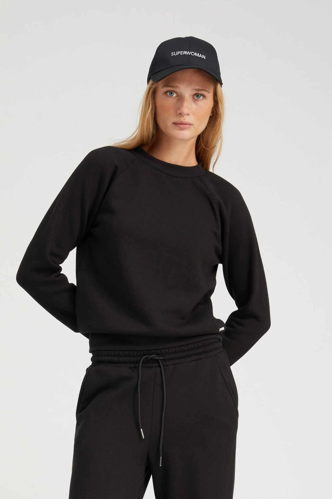 BLACK SUPERWOMAN BASEBALL CAP - 1