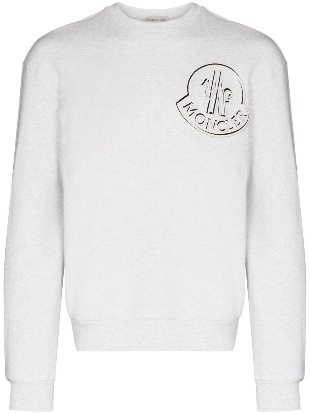 logo-print crew-neck sweatshirt - 1