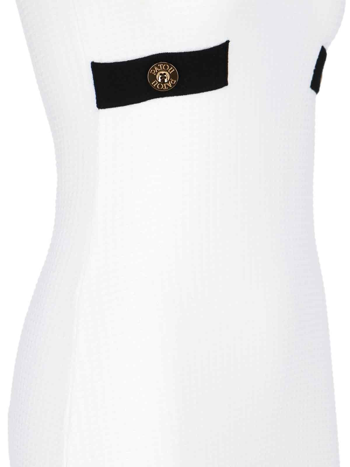 MINI DRESS WITH CONTRASTING DETAILS - 4