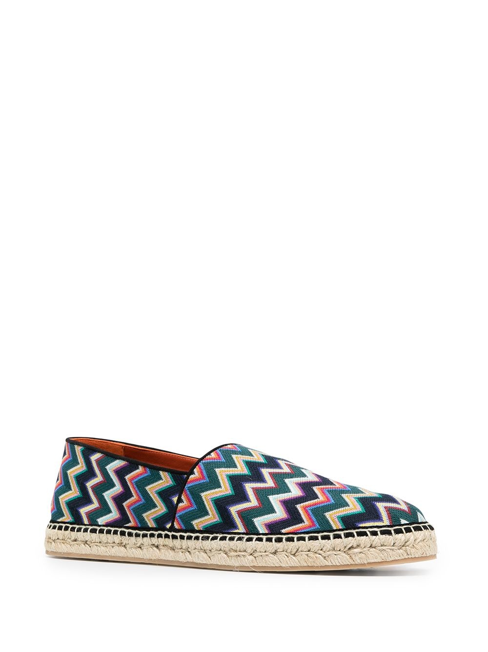 zigzag-print espadrilles - 2