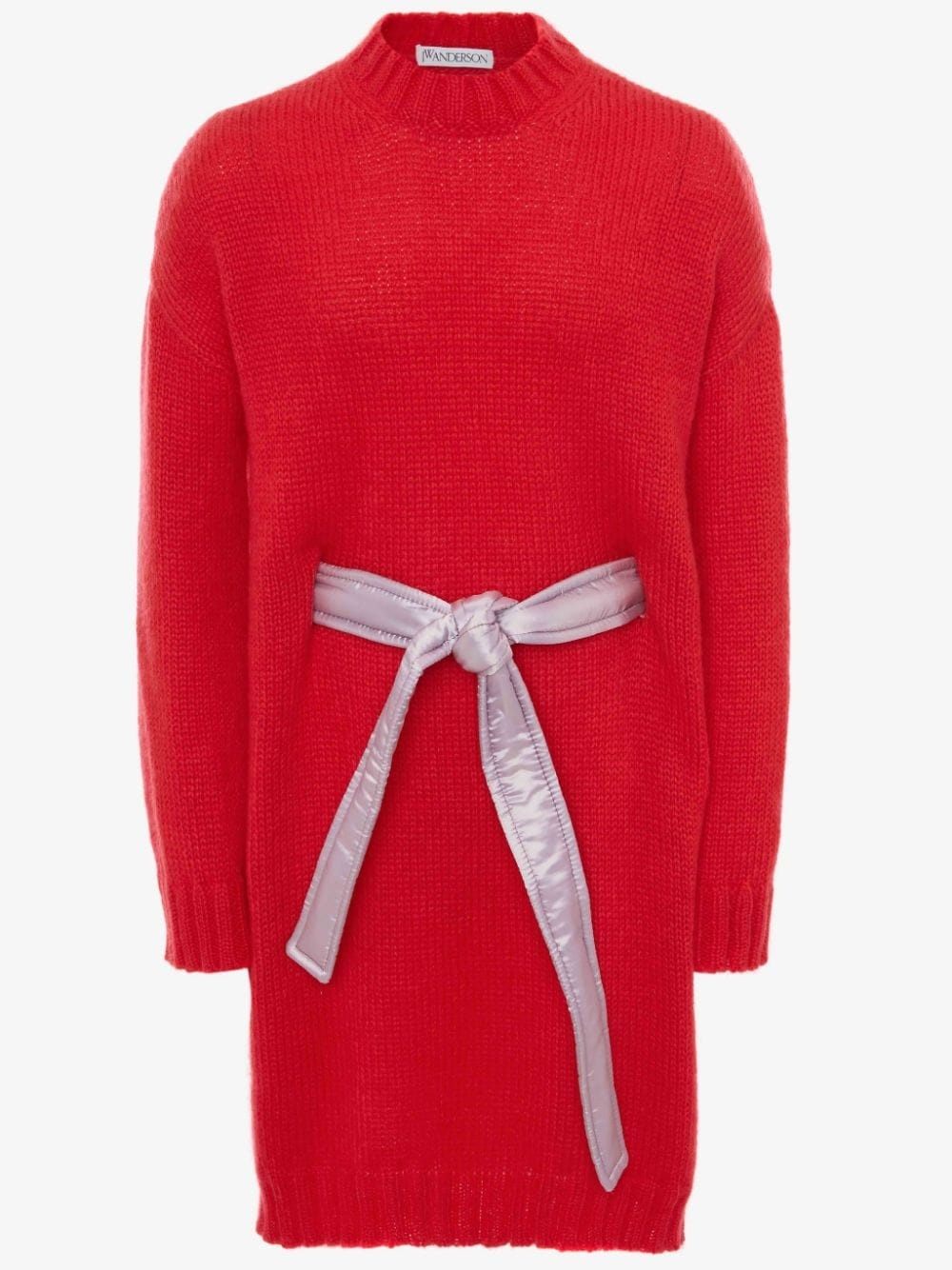 TIED LONG CREWNECK JUMPER - 1