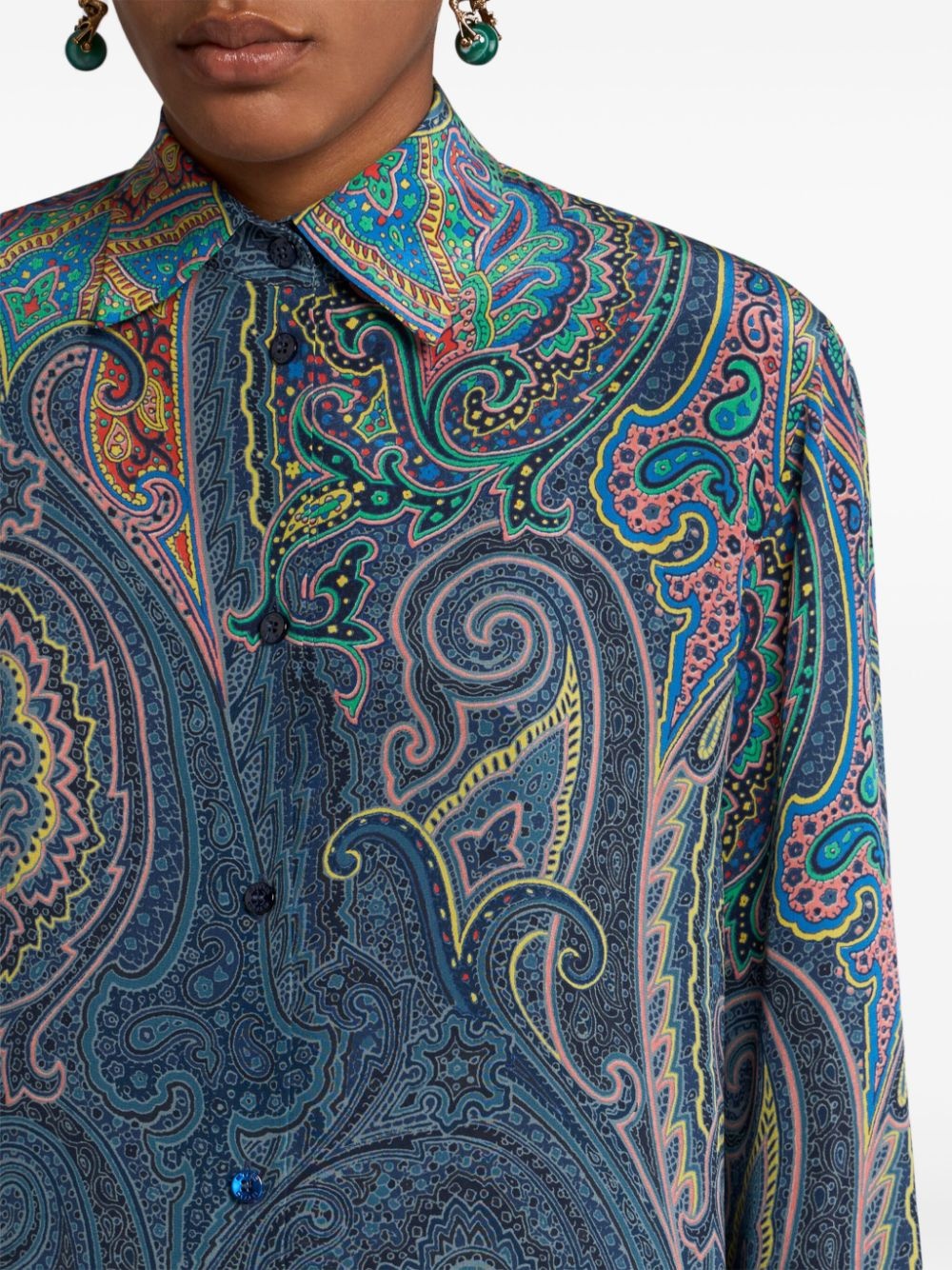 paisley-print shirt - 4