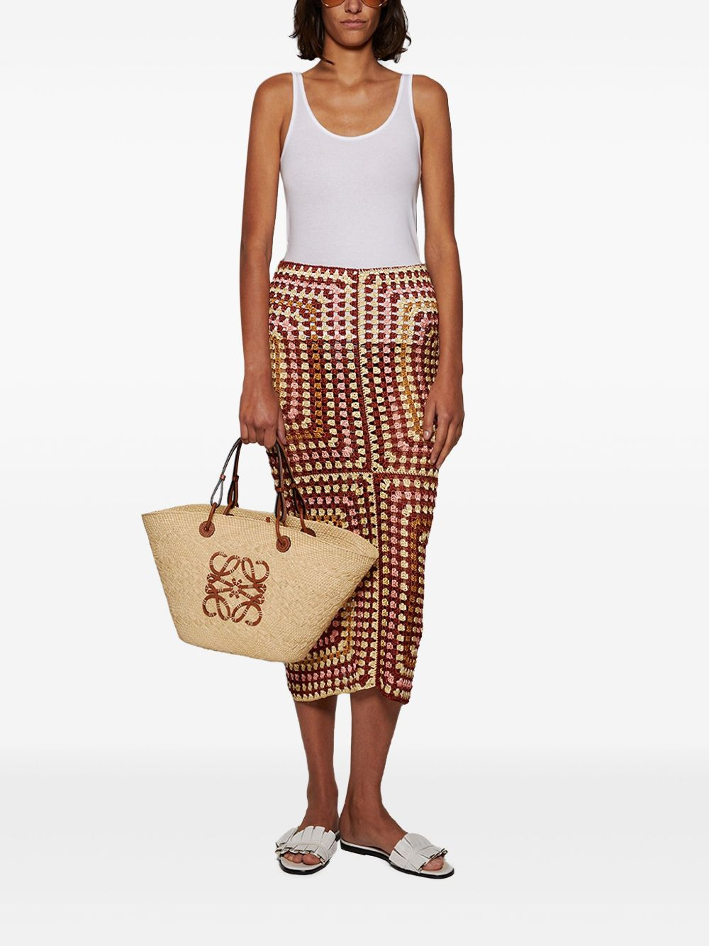 Granny Square midi skirt - 2