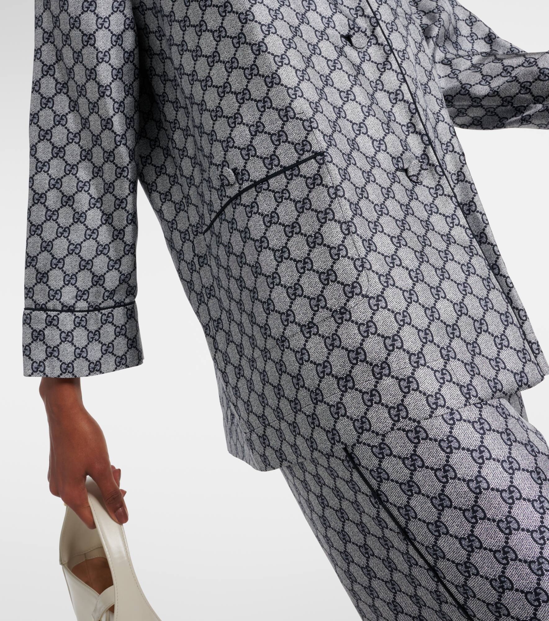 GG silk twill shirt - 5