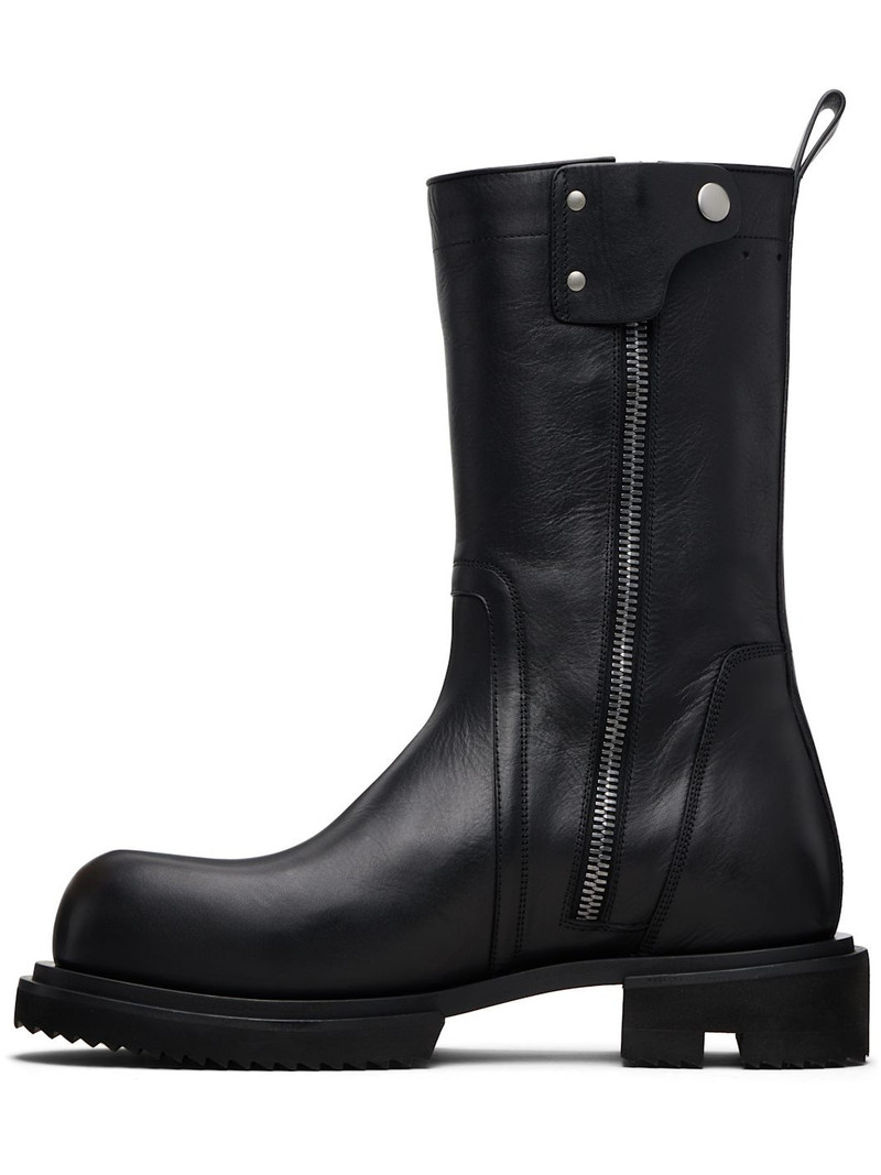 Rick Owens Black Temple Creeper Gabe Boots outlook