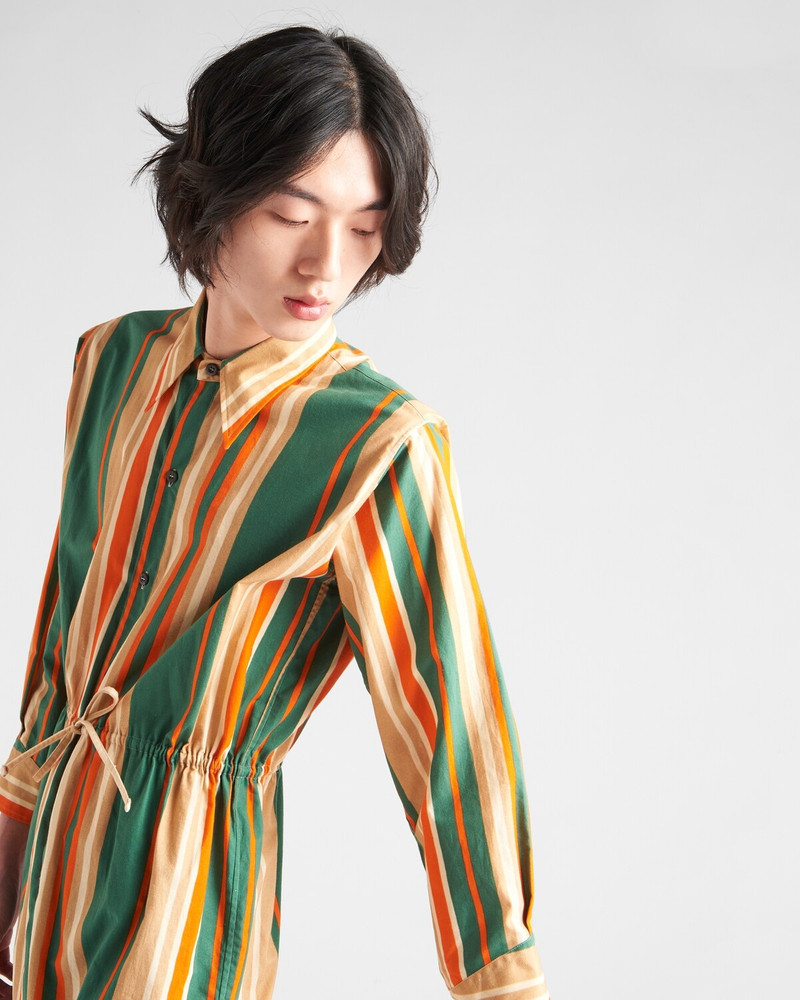 Printed cotton short jumpsuit 3