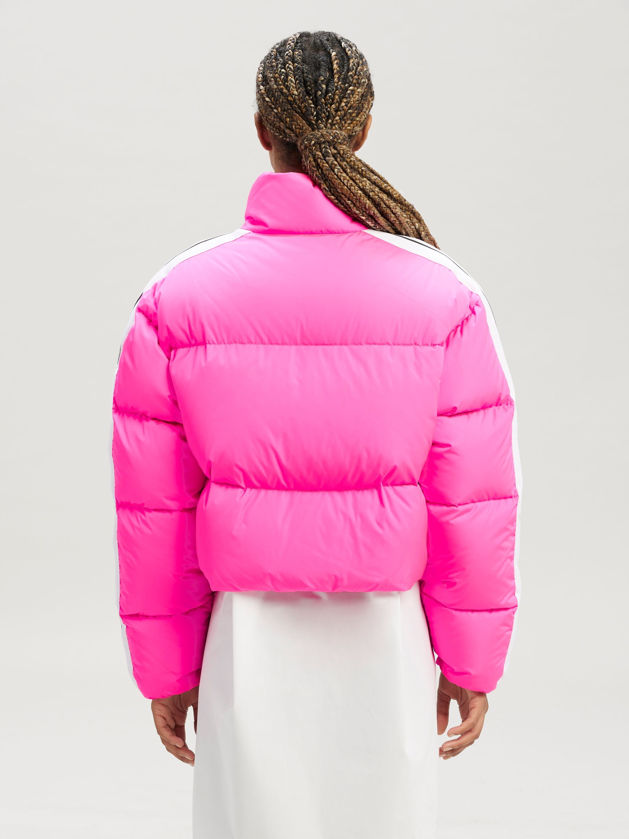 Cropped Track Down Jacket - 5
