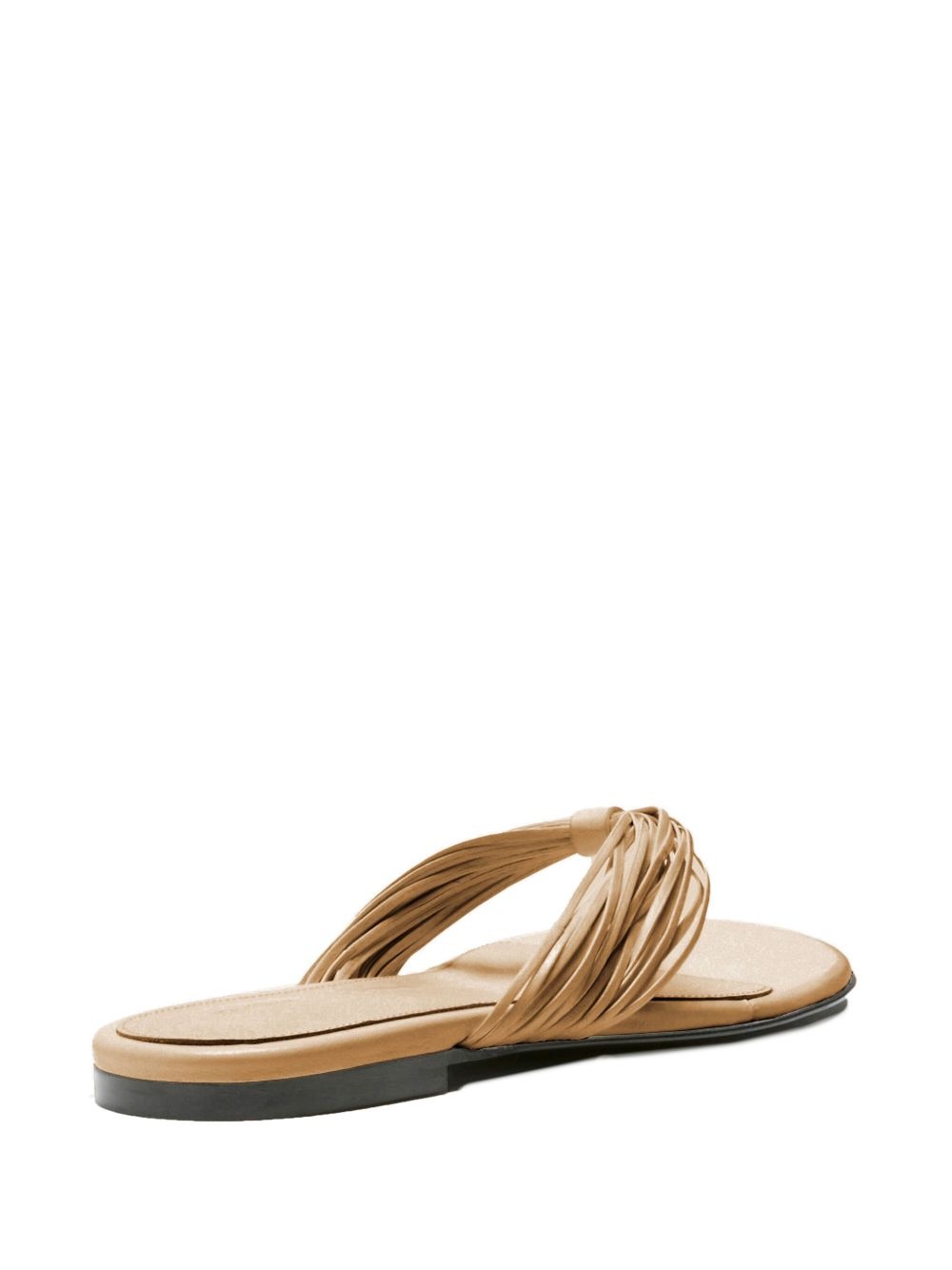 pleated thong sandals - 3