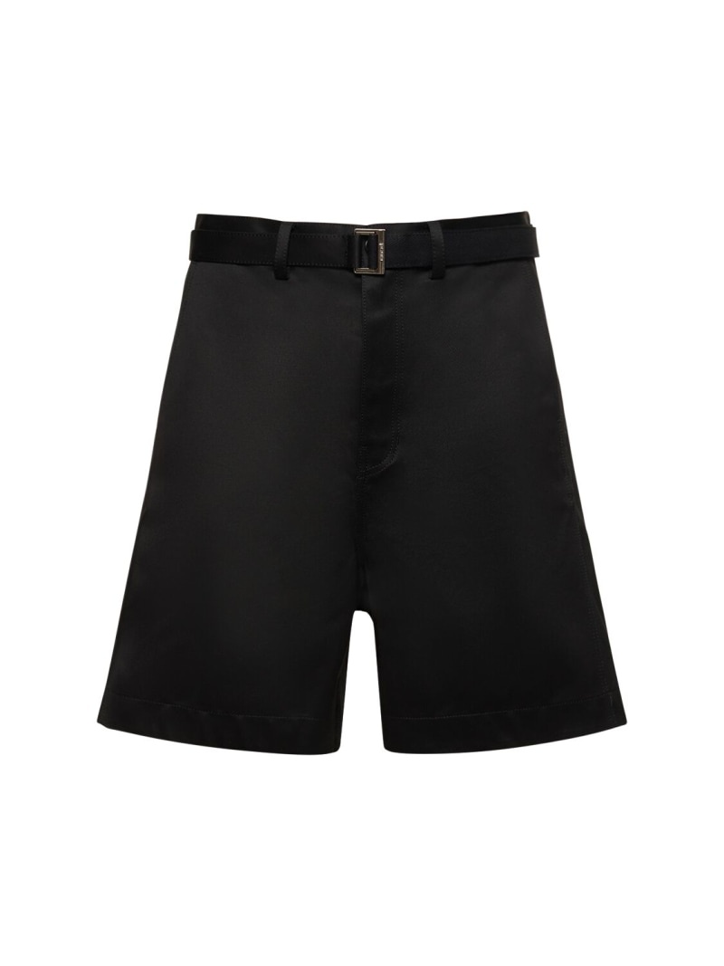 Cotton chino shorts - 1