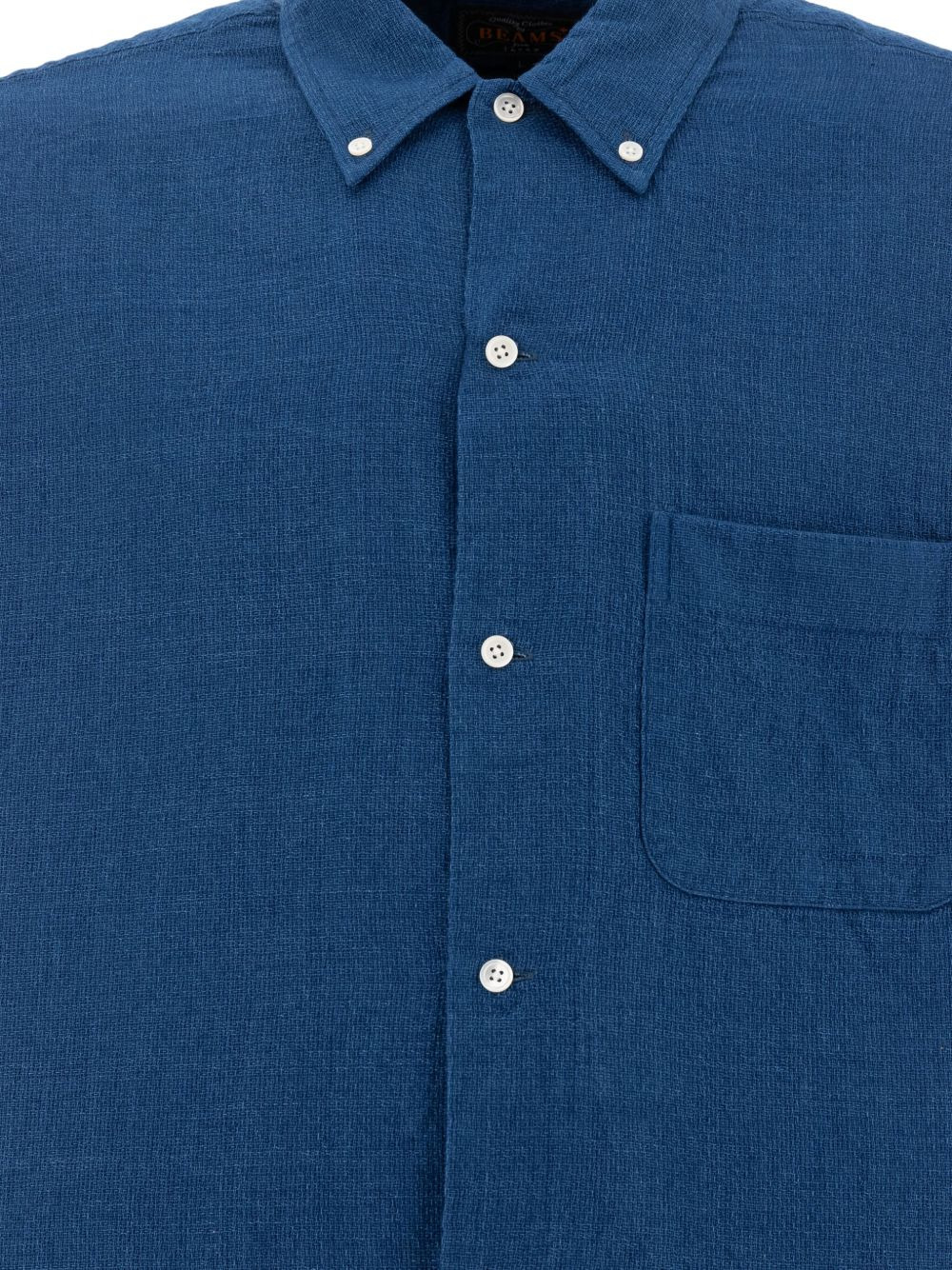 button-fastening pocket shirt - 3