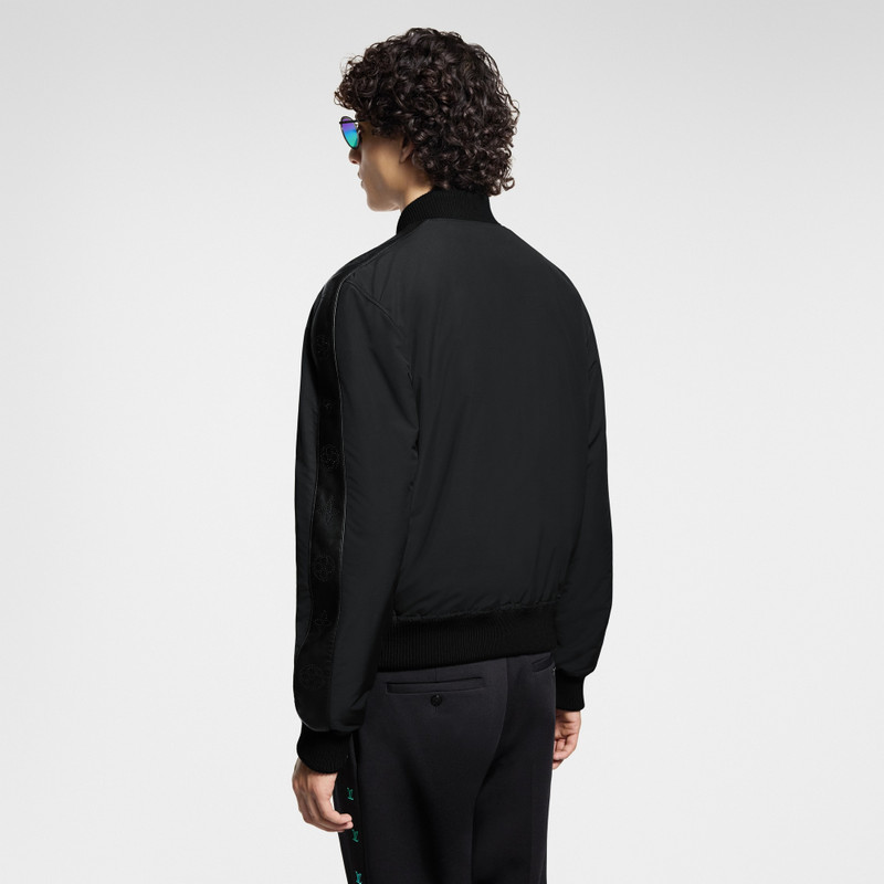 Monogram Leather Mix Tracksuit Blouson 3