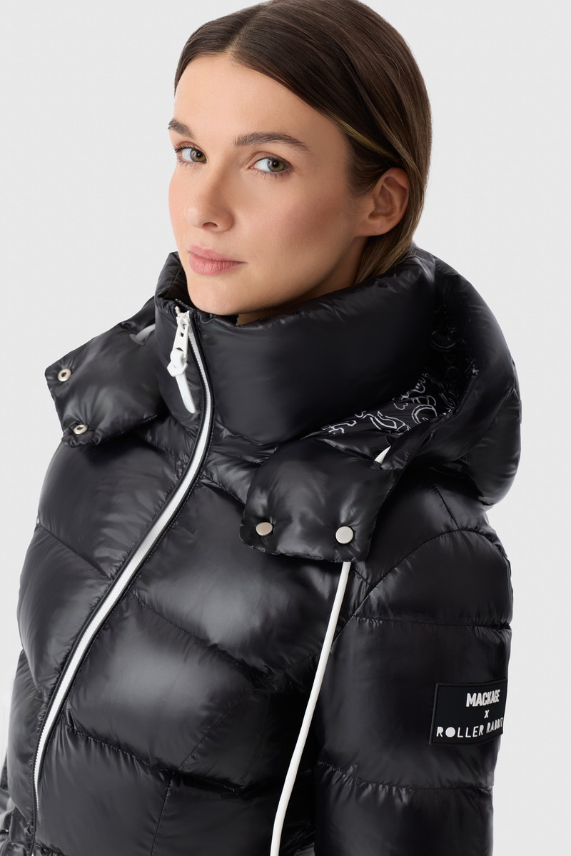 MADALYN-RR Logo Pattern Down Jacket — MACKAGE x Roller Rabbit 6