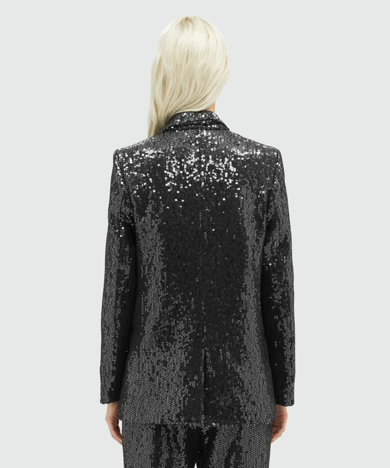Sequined fabric jacket 3