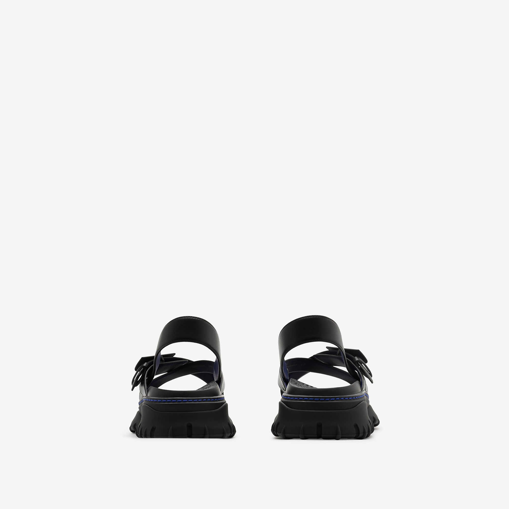 Burberry Leather Pebble Sandals | REVERSIBLE