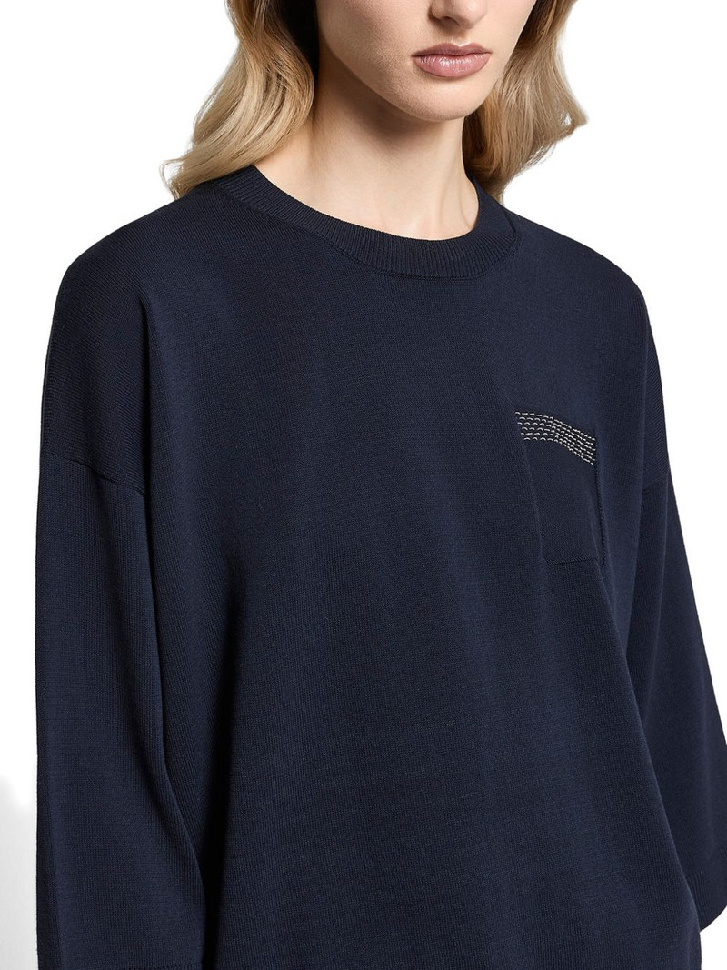 cotton pocket sweater 4