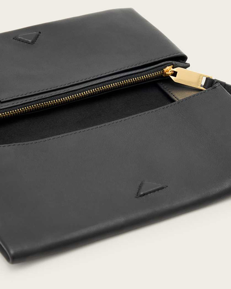 HARLUNA LEATHER CLUTCH BAG 8