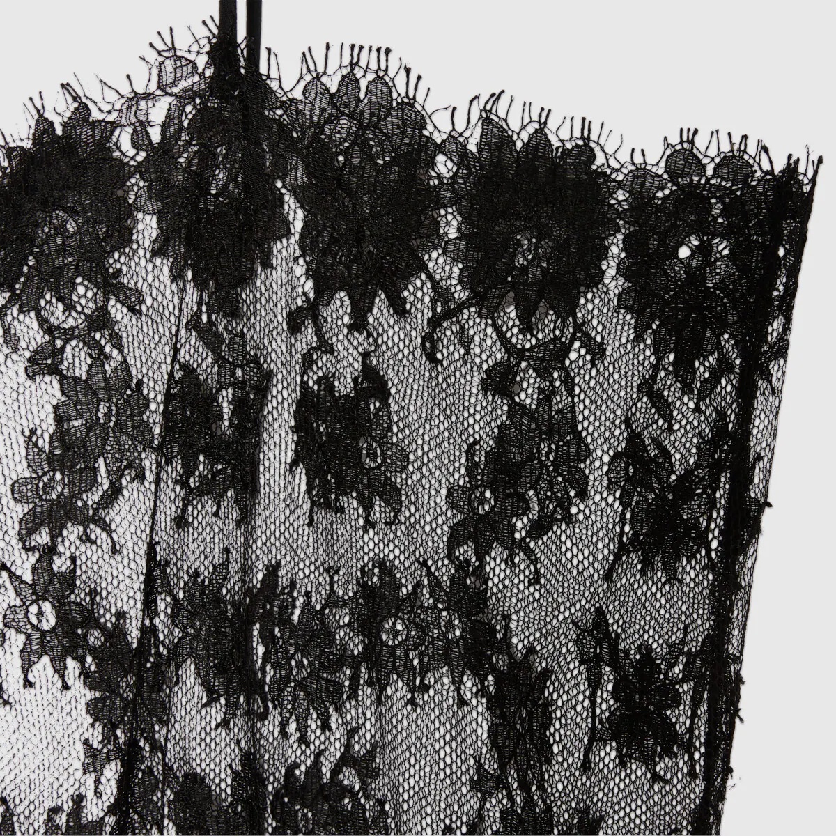Black floral lace jumpsuit - 4