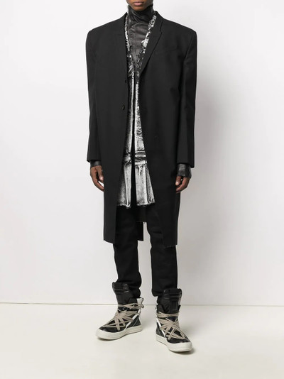 Rick Owens Jumbo Tatlin padded shoulders coat outlook