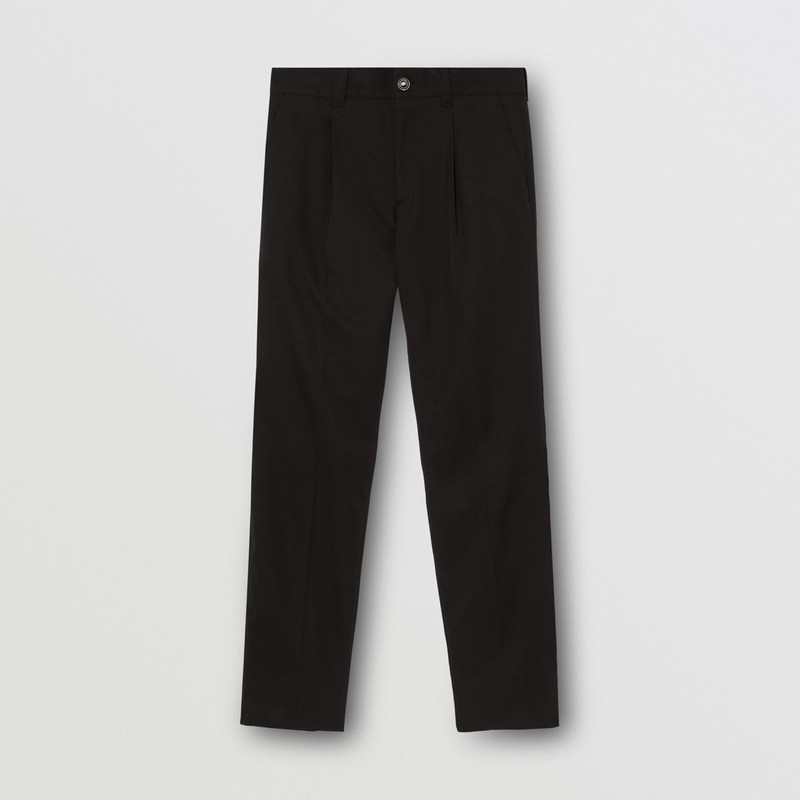 Technical Wool Cropped Tailored Trousers 1