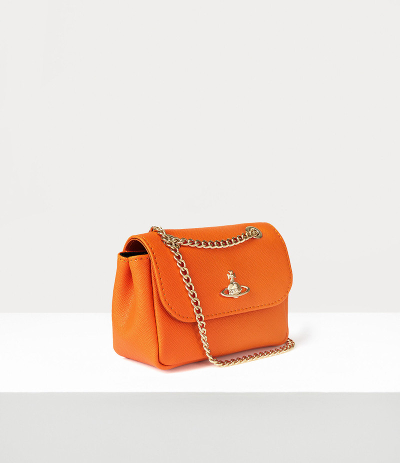 Vivienne Westwood SAFFIANO SMALL PURSE WITH CHAIN outlook