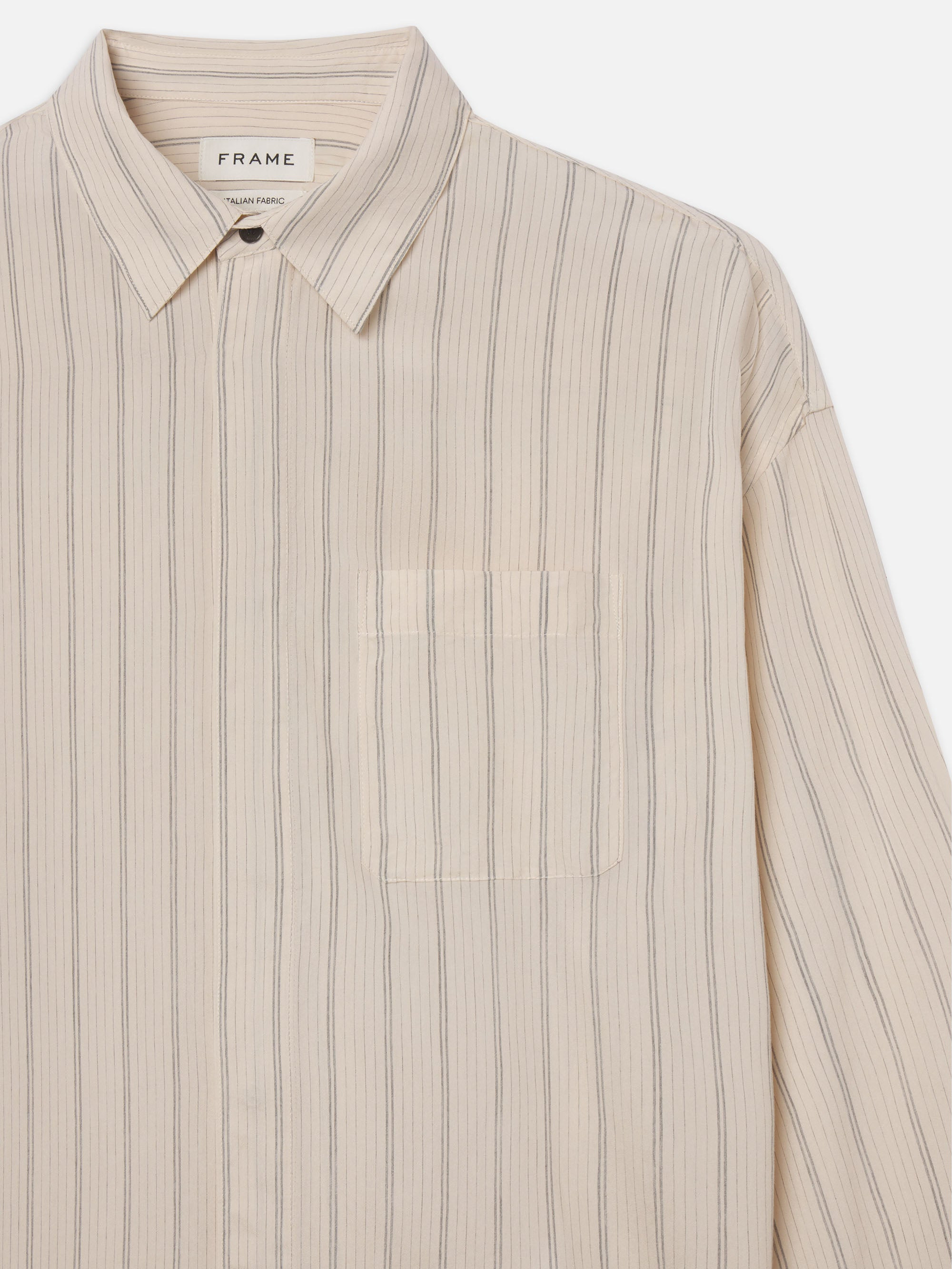 Stripe Shirt in Natural Stripe - 2