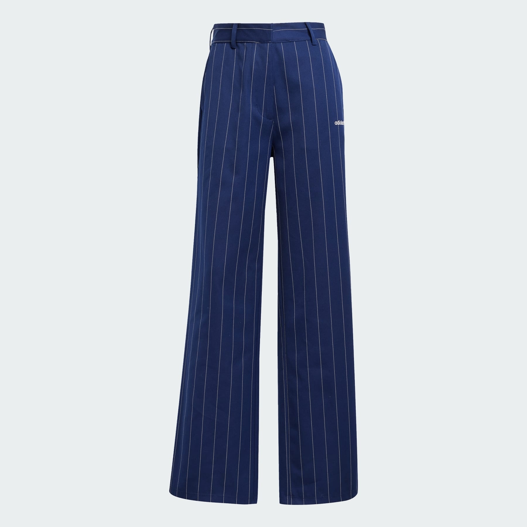 adidas Pinstripe Twill Loose Pants | REVERSIBLE