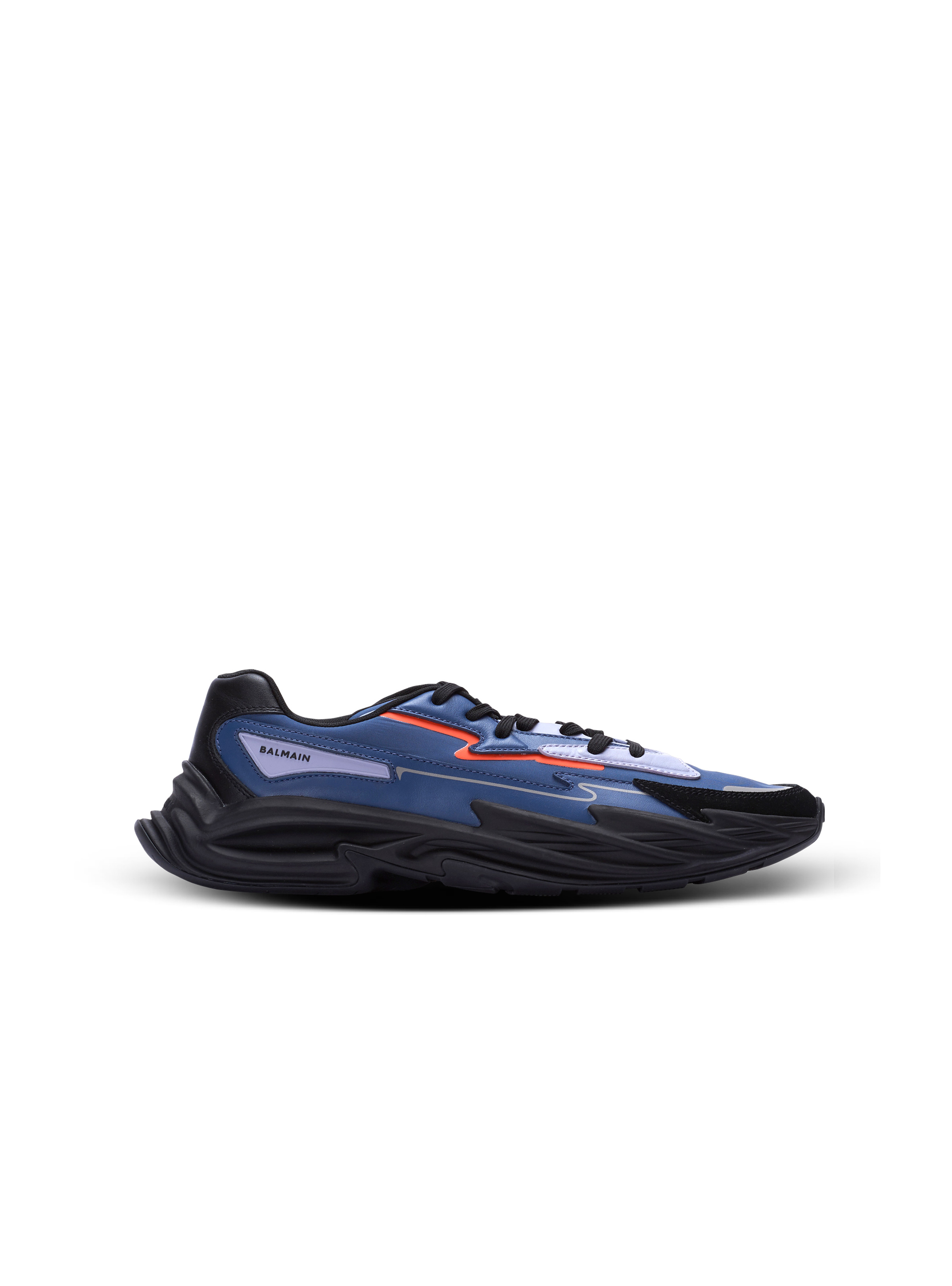 Run-Row leather and nylon trainers - 1
