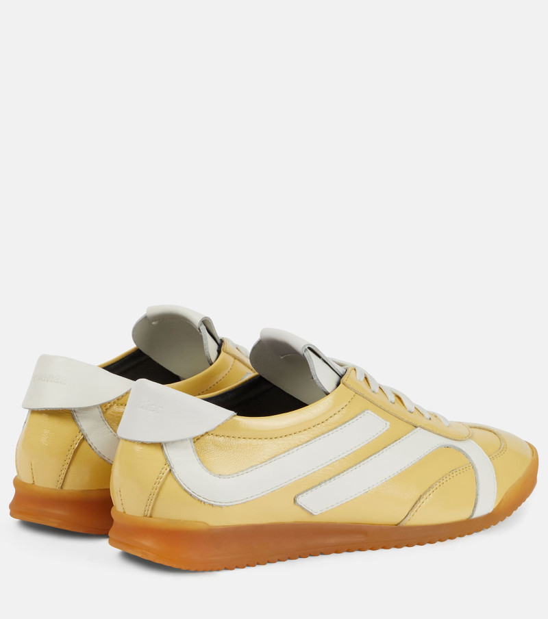 Proenza Schouler Track suede-trimmed leather sneakers outlook