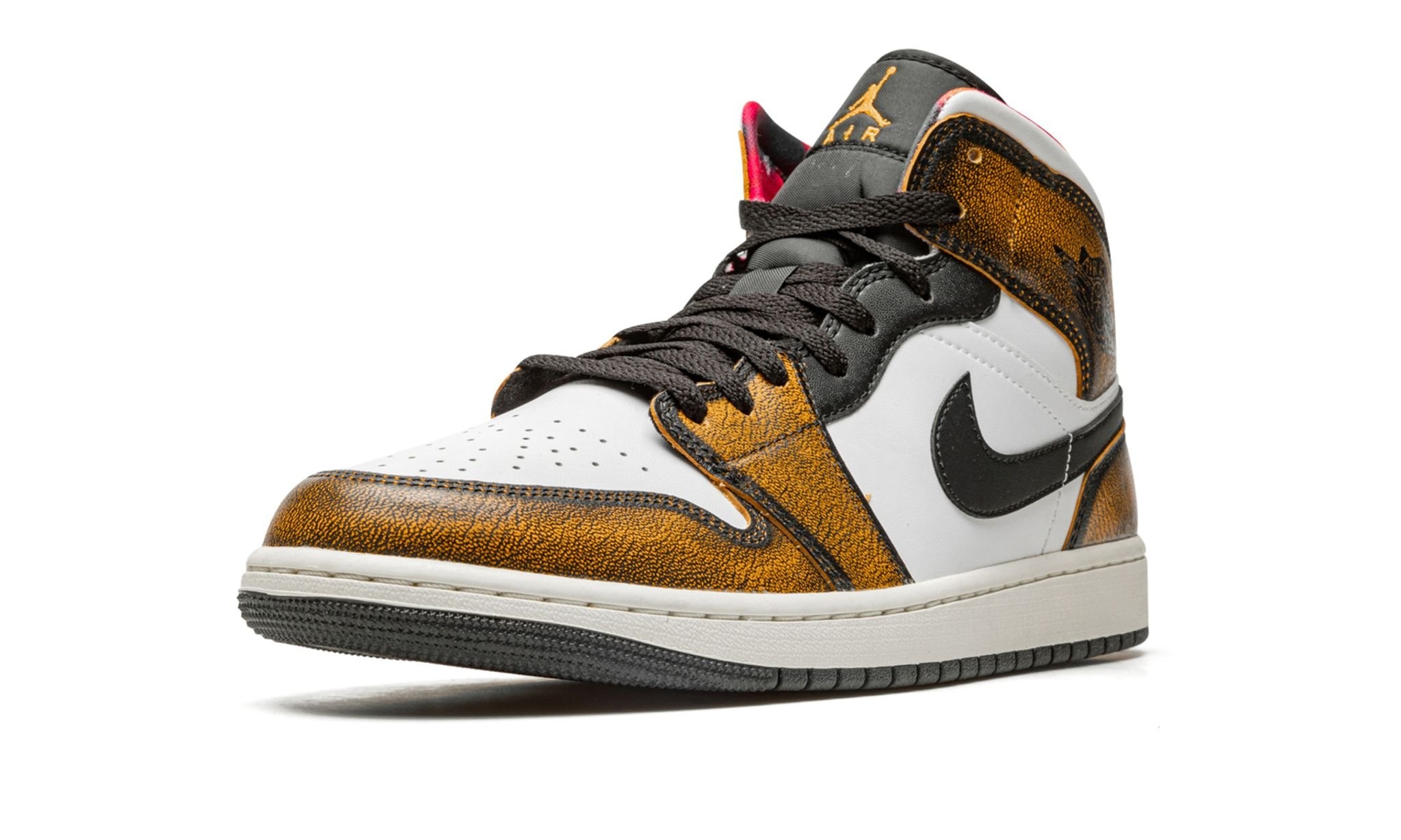 Air Jordan 1 Mid SE "Orange Wear Away" - 4