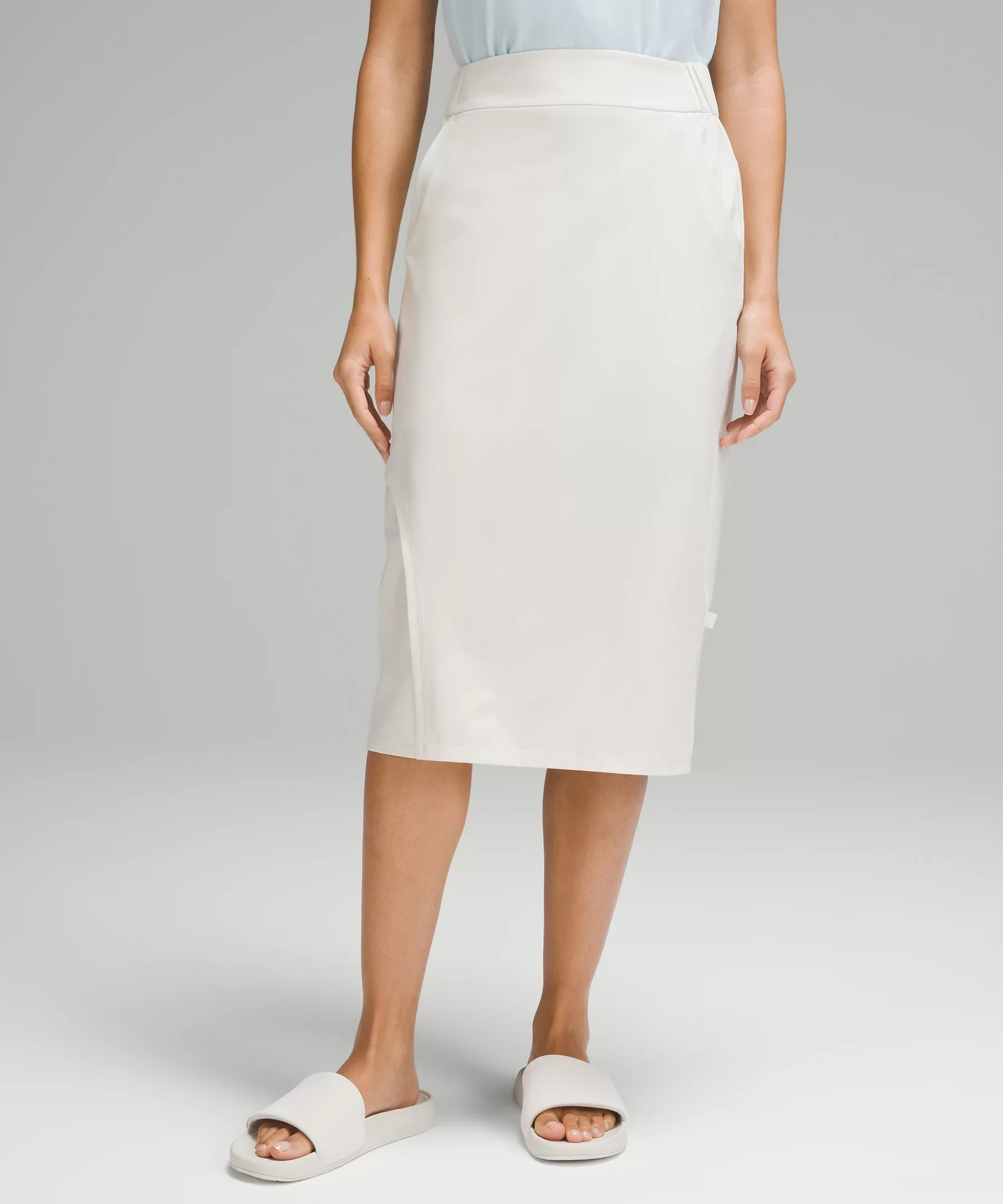 Travel Woven™ High-Rise Straight-Fit Skirt - 1