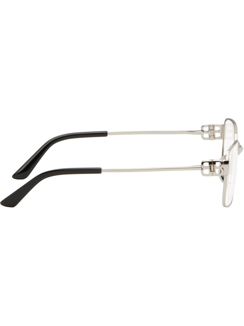 BALENCIAGA Silver Mercury Metal Glasses outlook