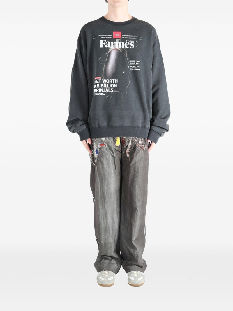 doublet Farmes Magazine Cover printed sweatshirt outlook