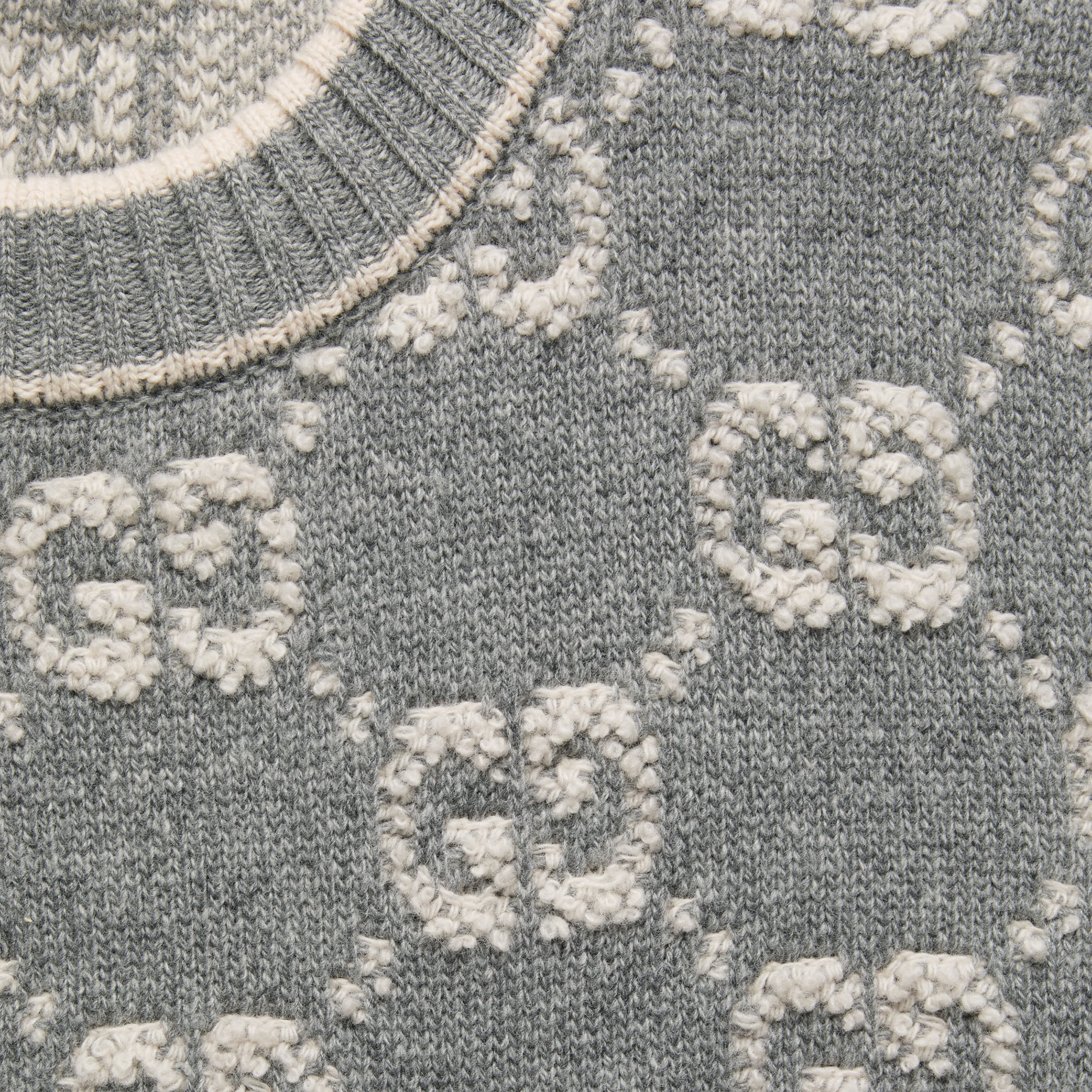 GG wool bouclé jacquard top - 4