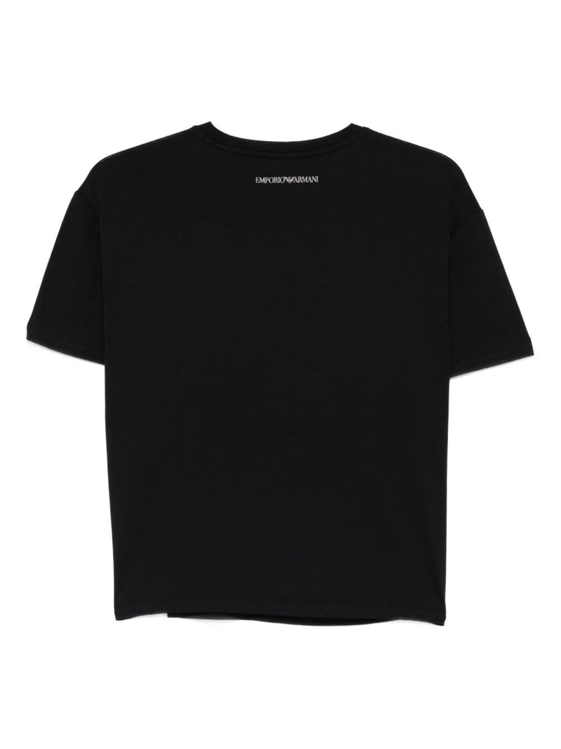 EMPORIO ARMANI embellishment T-shirt outlook